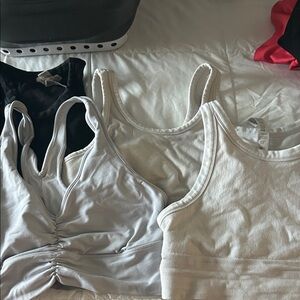Alo set of four sports bras size L